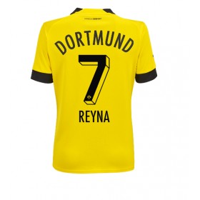 Damen Fußballbekleidung Borussia Dortmund Giovanni Reyna #7 Heimtrikot 2022-23 Kurzarm